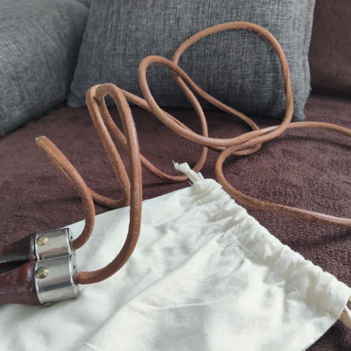 Професионално въже за скачане от дърво и кожа