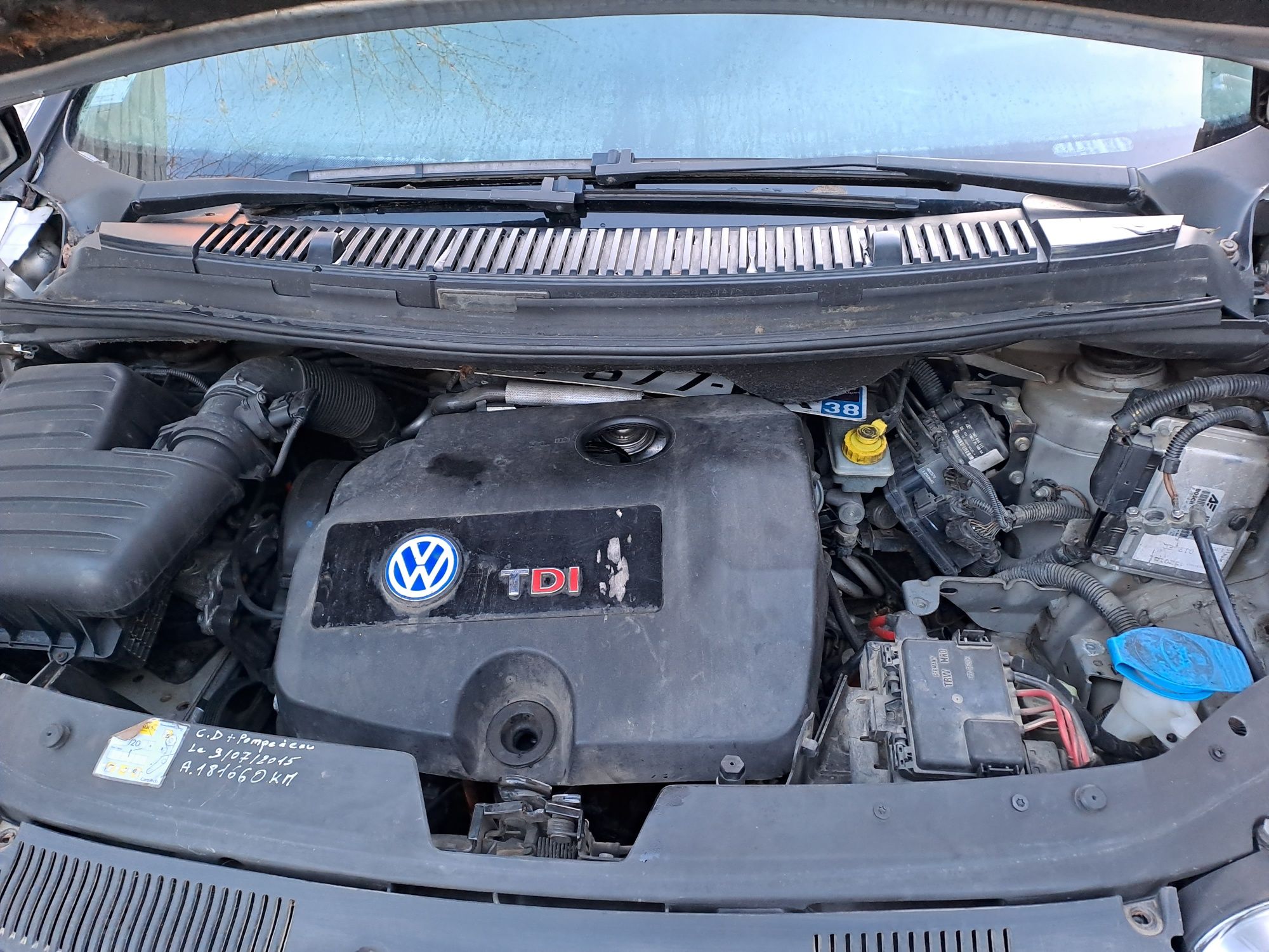 Capac motor 1.9tdi pd vw sharan 116 cp și 131cp cod auy și asz