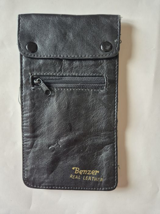 Geanta tip borseta de agatat la curea piele naturala 19x11 cm