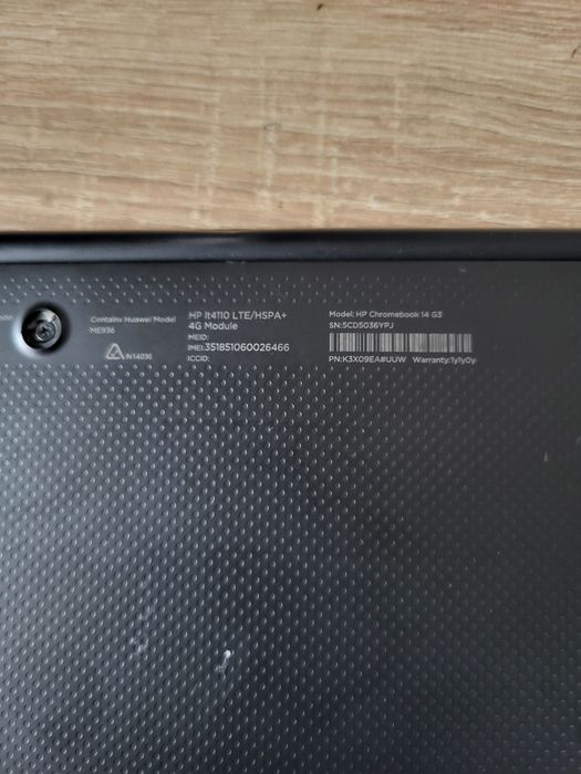 Hp Chromebook 14 G3 , display 14"