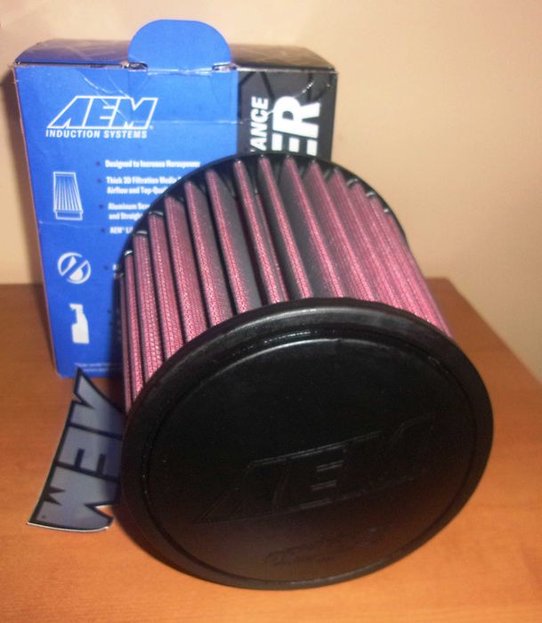 Спортен филтър AEM, made in USA, топ-филтър, отвор 90мм, промо цена!