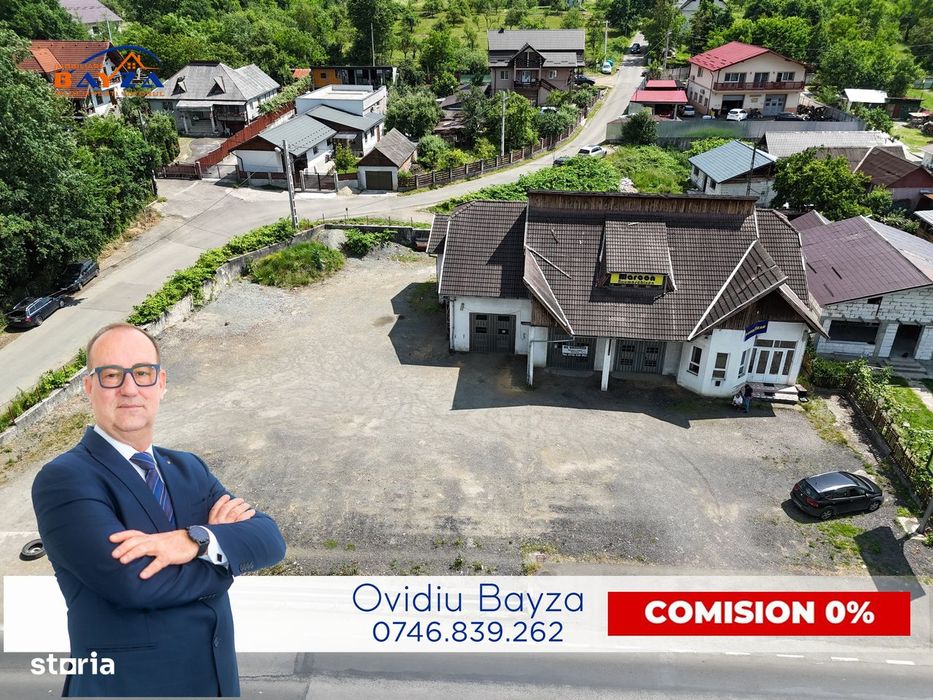 Hala 321 mp plus teren 1309 mp la intrarea in Baia Sprie