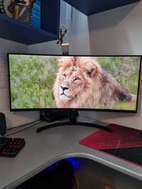 Vând monitor curbat LED  LG 35 "