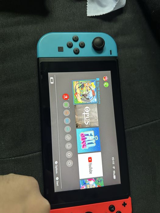 Nintendo Switch 1 cu Ring Fit Adventures si Zelda BotW
