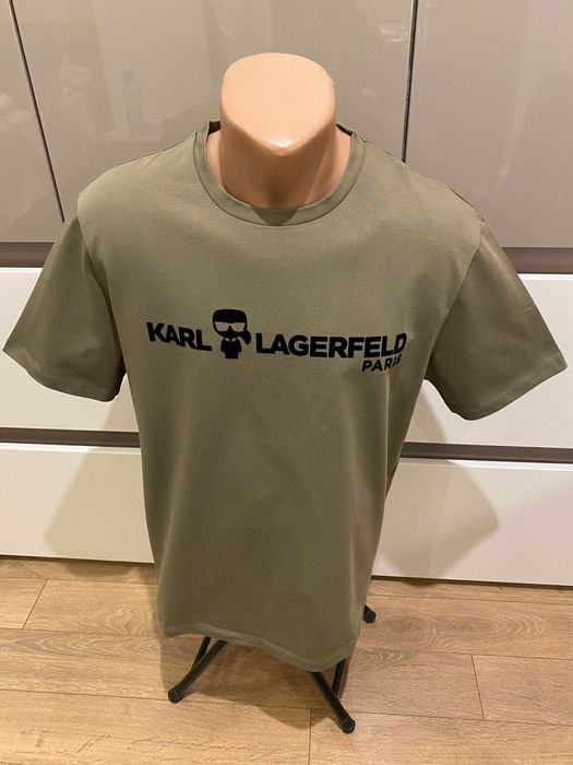 KARL LAGERFELD, ОРИГИНАЛНА тениска , зелена , размер: L и XL