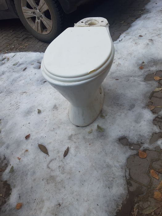 Унитаз с гофрой для ремонта