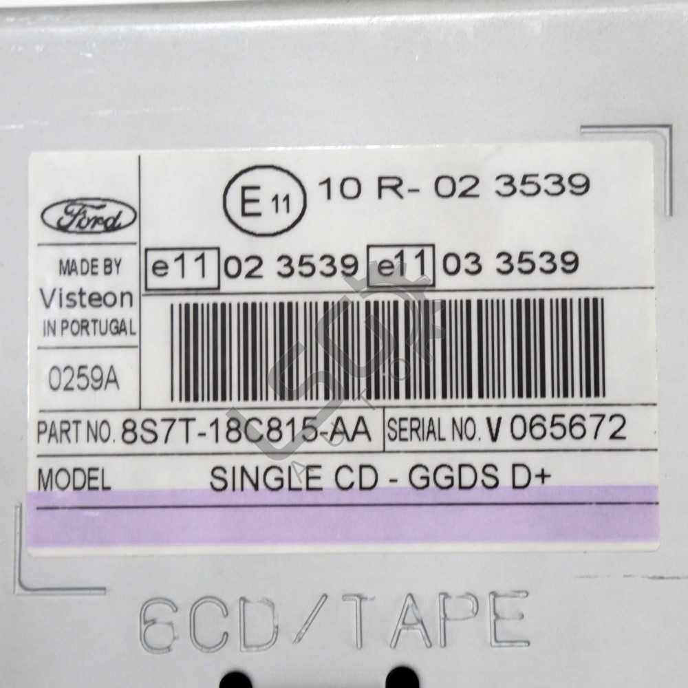 CD плеър Ford S-MAX 2006-2014 ID: 115972