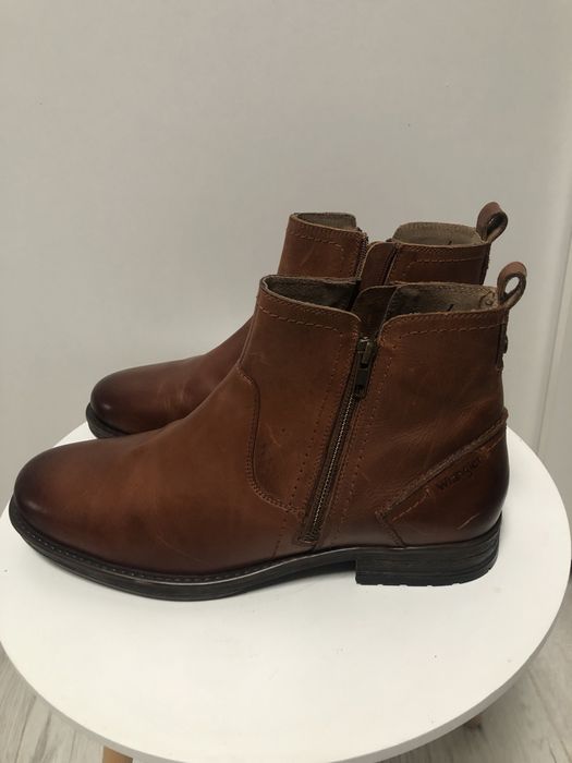 Ghete Wrangler piele noi 45 (cu fermoar)