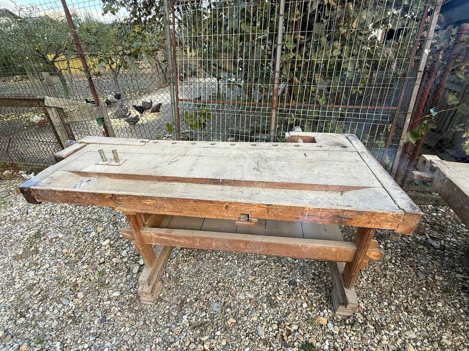 Banc de tamplarie/Banc de lucru rustic