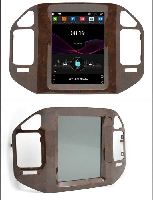 Мултимедия за Mitsubishi Pajero Android Навигация V60 V68 V73 махагон
