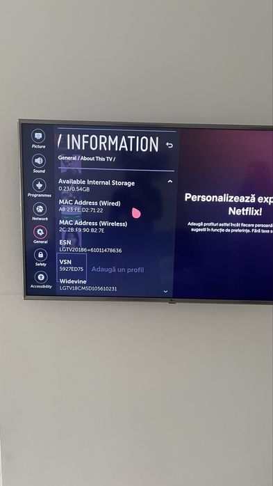 Televizor LED Smart LG, 126 cm, 50UK6950PLB, 4K Ultra HD, Clasa A+