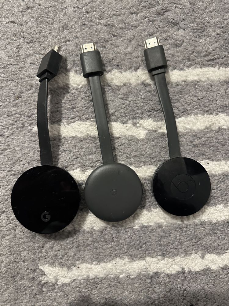 Google chromecast,chromecast 3,chromecast 2