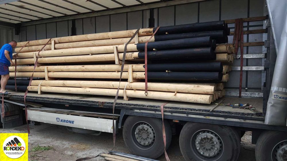 Stalpi din lemn tratat Linii Electrice, Fibra Optica, Telefonie!