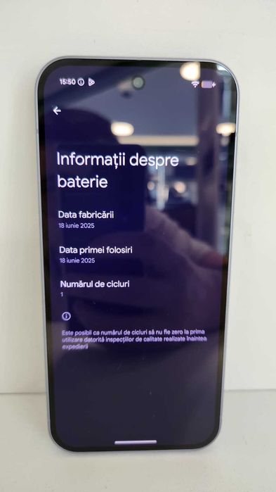 Google Pixel 10 Frost 5G 12/128GB (Ag8 Tudor1/B73756) Garantie 2 Ani!