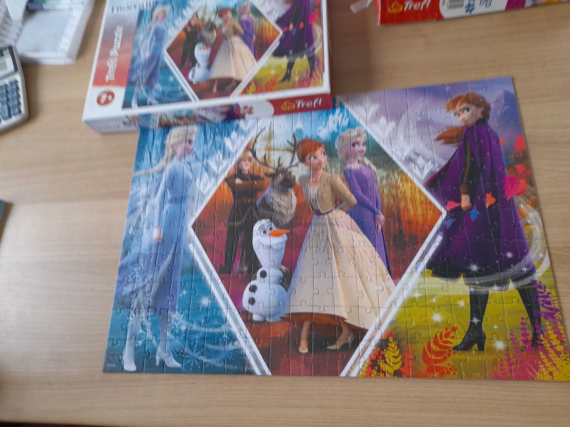 puzzle frozen 2 II trefl 200 piese 7+ Elsa Ana nou original sigilat