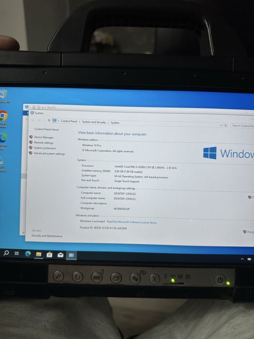 PANASONIC toughbook CF-D1 MK3 i5-6300U 2.40GHZ 16GB