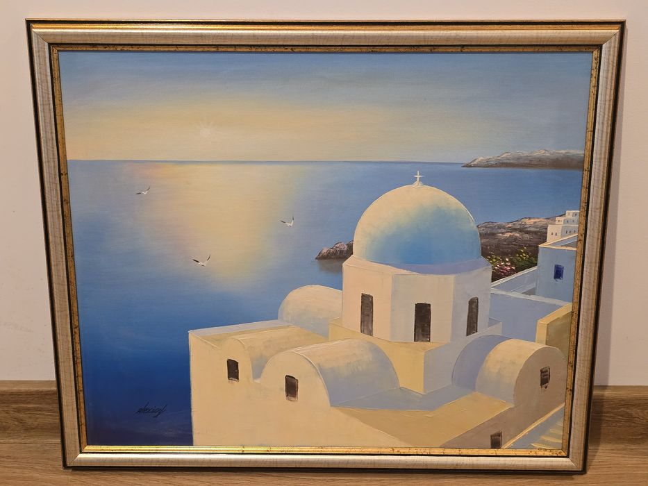 Tablouri Canvas pictate manual din Italia,  Grecia, ideale pt pensiuni