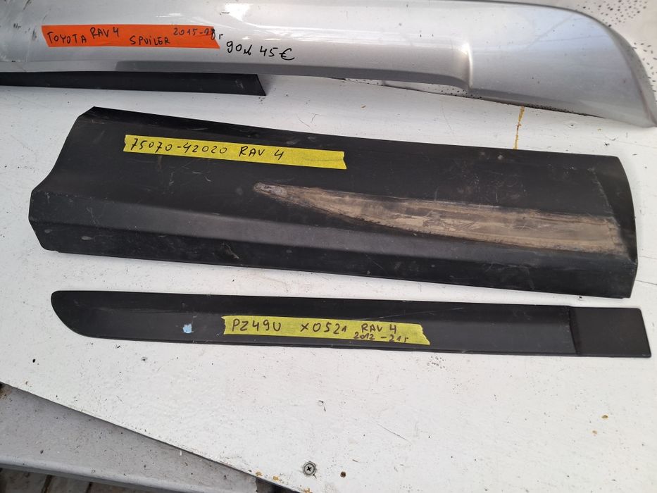 Лайсна врата калник споилер Toyota Rav4 2018/24 г