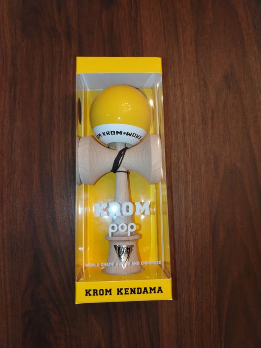 Krom Kendama - POP LOL Galben