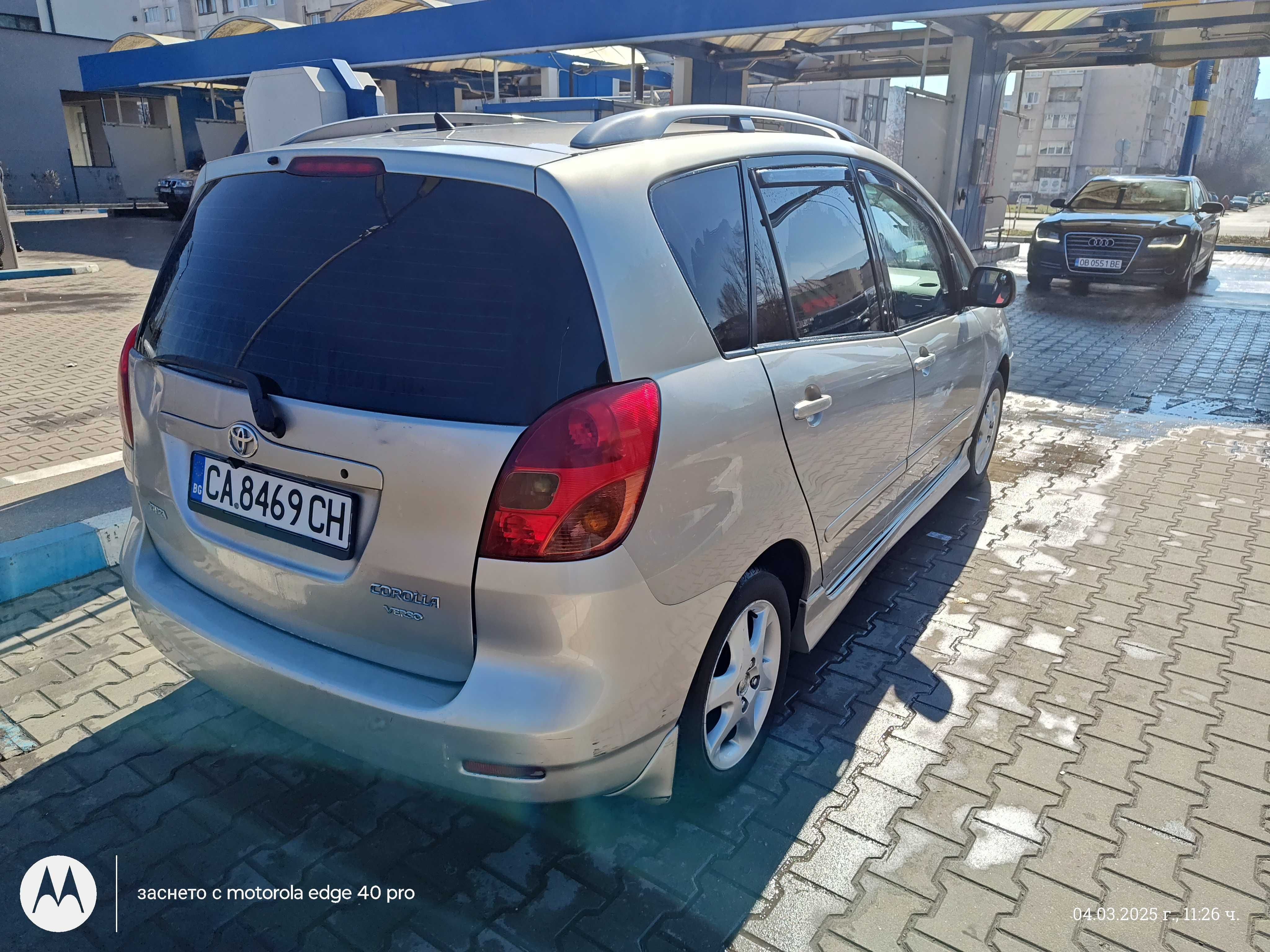 Тойота корола версо 1.8vvti 135к.с