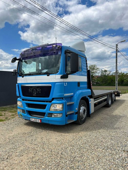 MAN 26360 tgsplatforma de tractari auto si utilaje