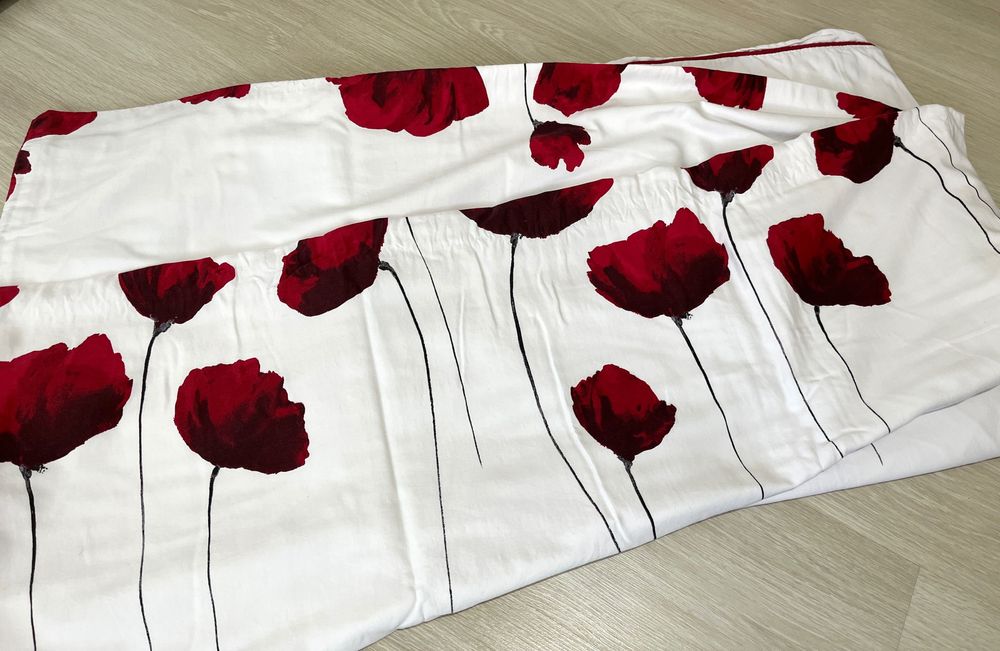 Set John Rocha cearsaf pilota + 2 fete perna king size cu maci