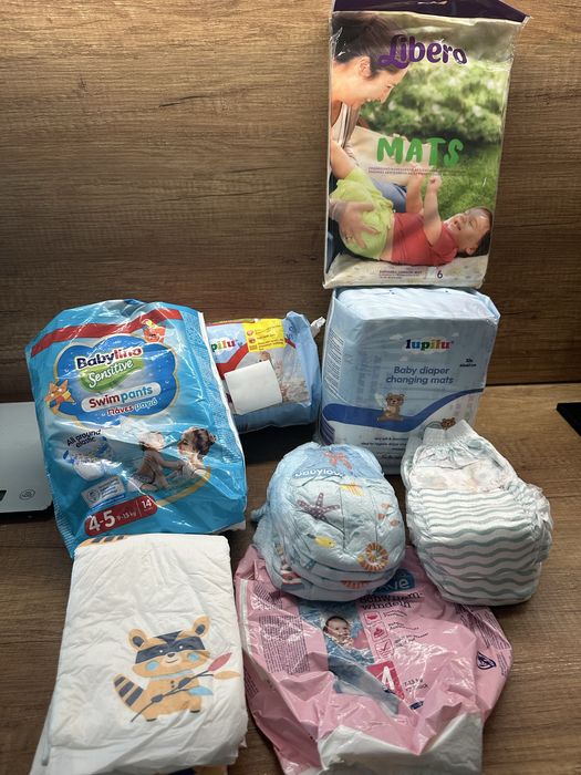 Памперси за плуване+подложки