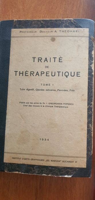 Tratat Terapeutic 1934 tubul digestiv  pancreas