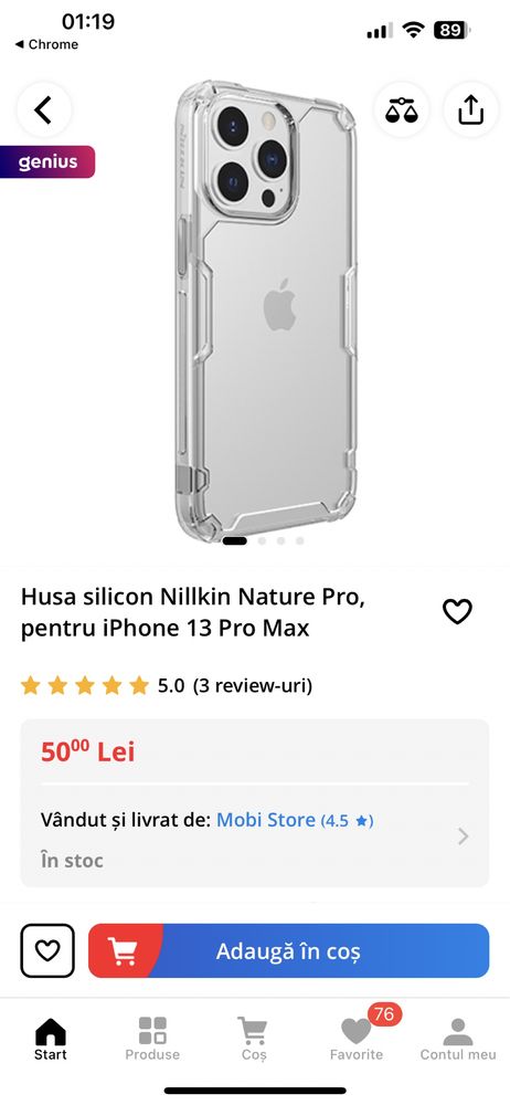 Husa carcasa iphone 13 pro max NILLKIN