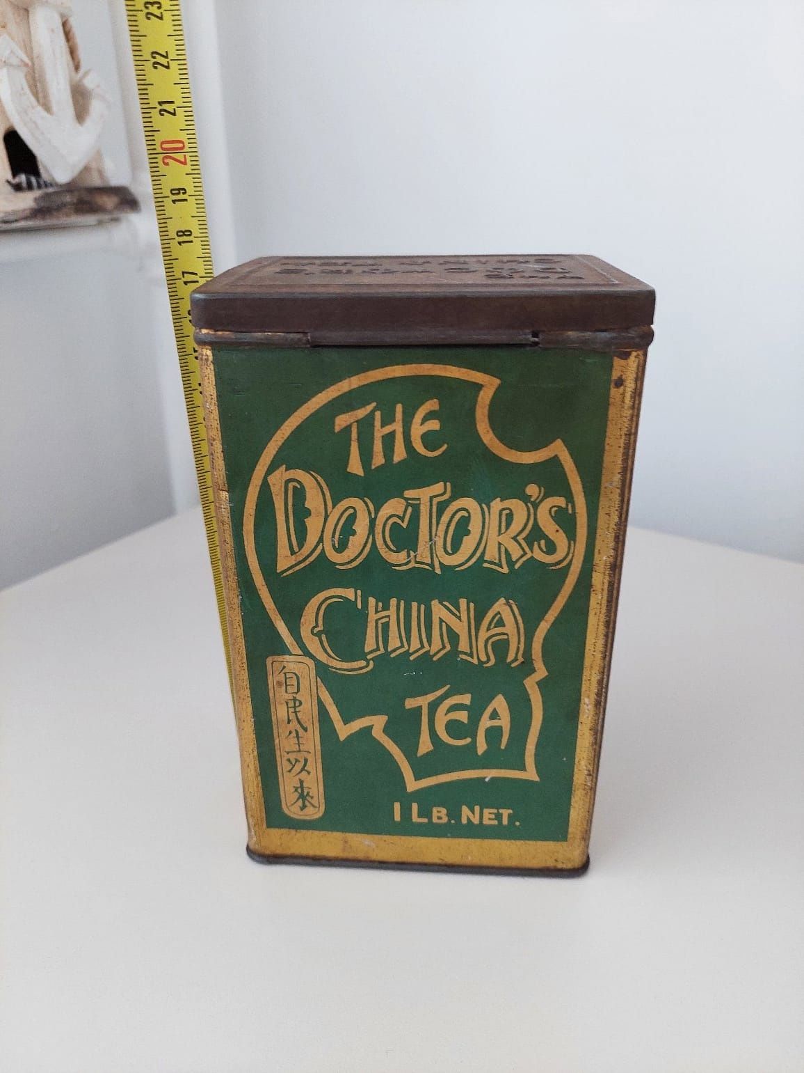 Cutie metal vintage colectie ceai The Doctor Tea Anglia 1930