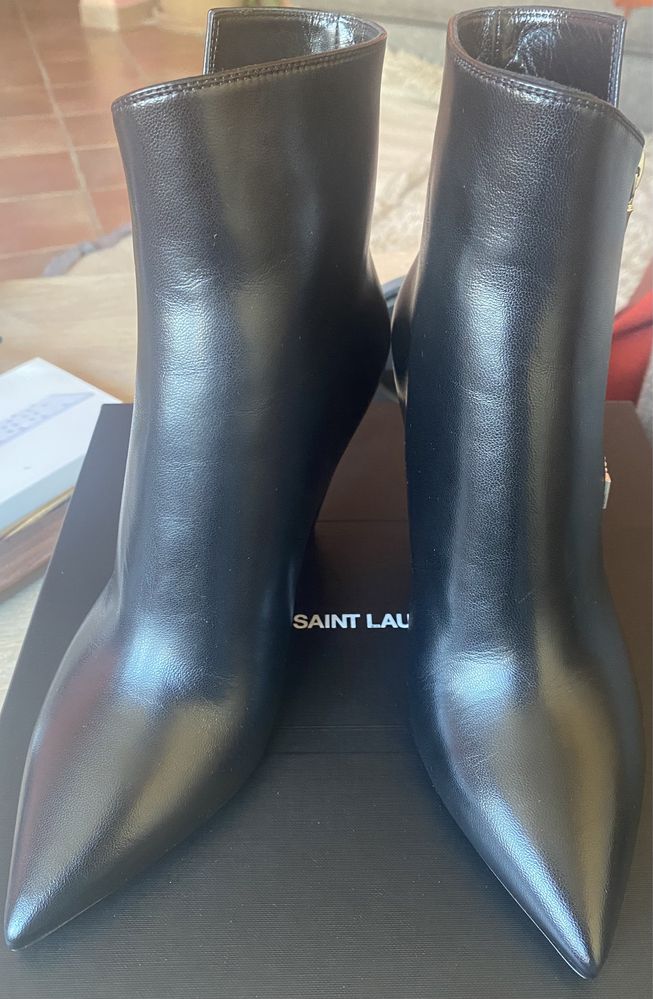 Saint Laurent,iconic Niki zip bootie,produs original.