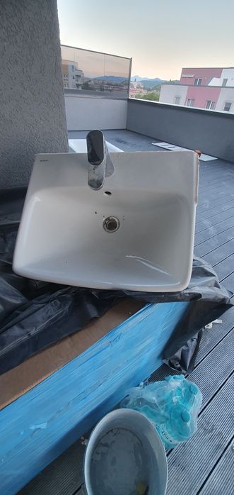 Geberit Selnova Square lavoar 55x44 cm dreptunghiular