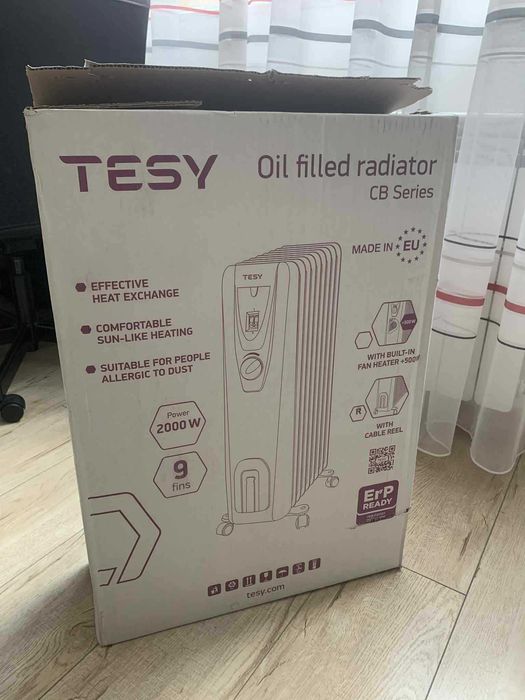 Маслен радиатор TESY CB 2009 E01 V – почти неупотребяван