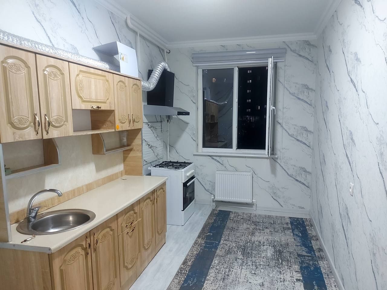Ижарага квартира Водник Муссафо Маскан 2 хонали 1 етаж Оилага 300$