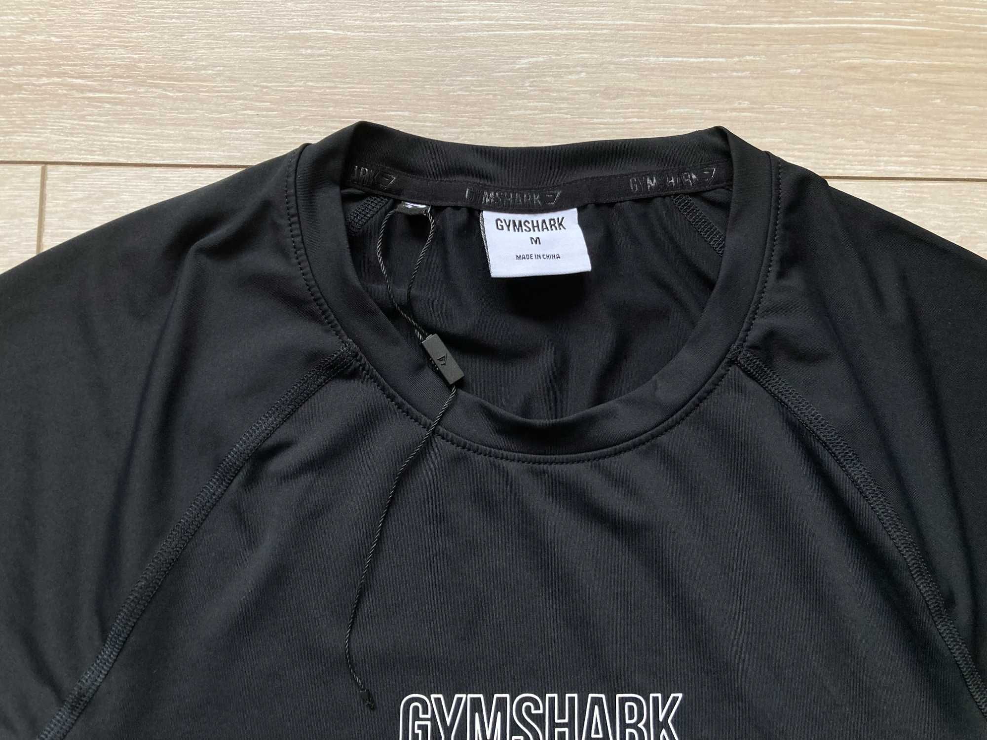 Gymshark мъжка еластична тениска за фитнес размер М