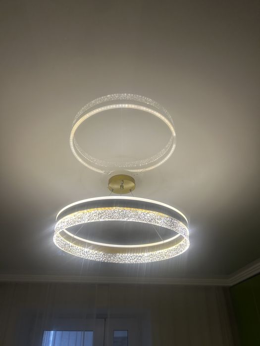 Led круглая современная люстра