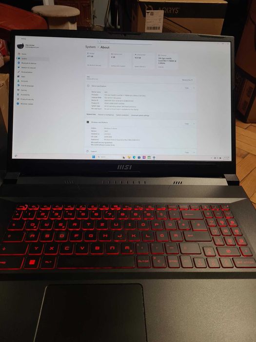 MSI Katana GF76 Rtx3060