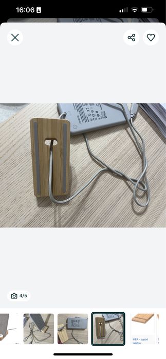 Suport incarcare wireless ikea Nou