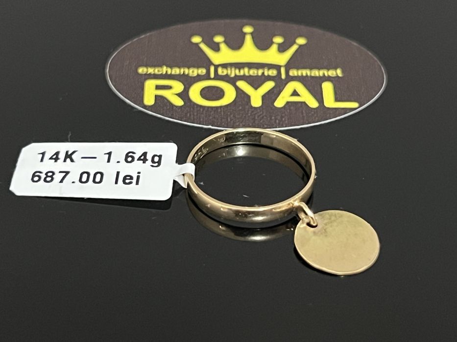 Bijuteria Royal CB : Inel banut aur 14k 1,64 grame