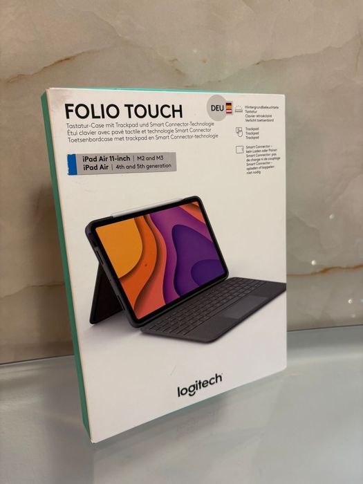 Husa Logitech Folio Touch trackpad pentru iPad Air gen 4,5 NOU