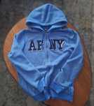 Abercrombie & Fitch Blue AFNY Zip Hoodie