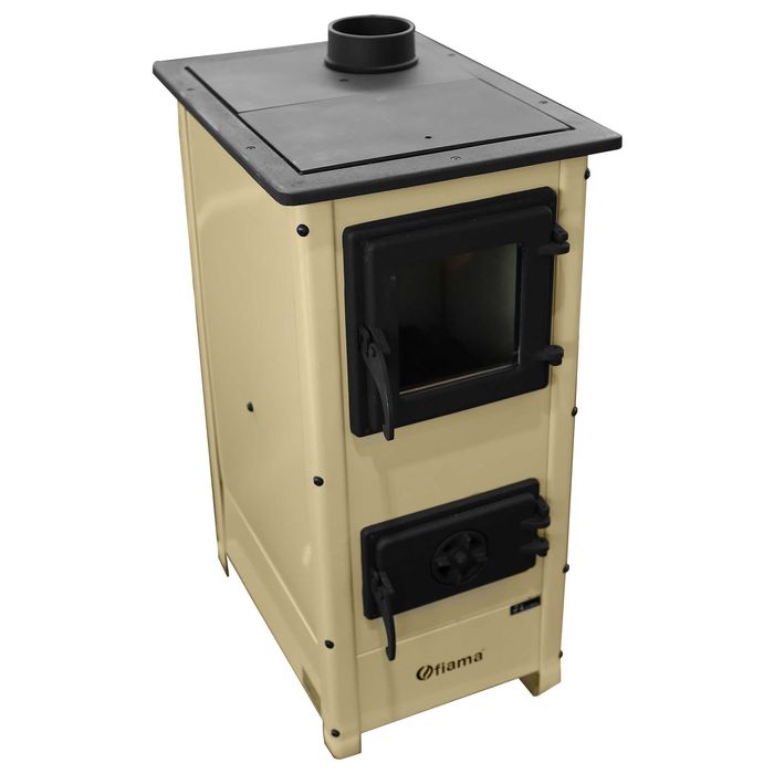 Semineu cu plita din fonta Fiama SD HERA, pe lemne putere 6 kW