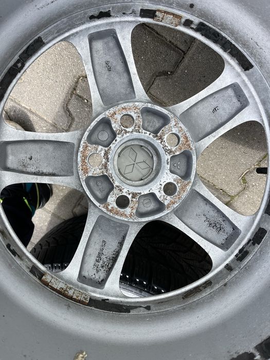 Jante 5x114.3mm, anvelope iarna 215/65 R17, Mitsubishi ASX, Outlander