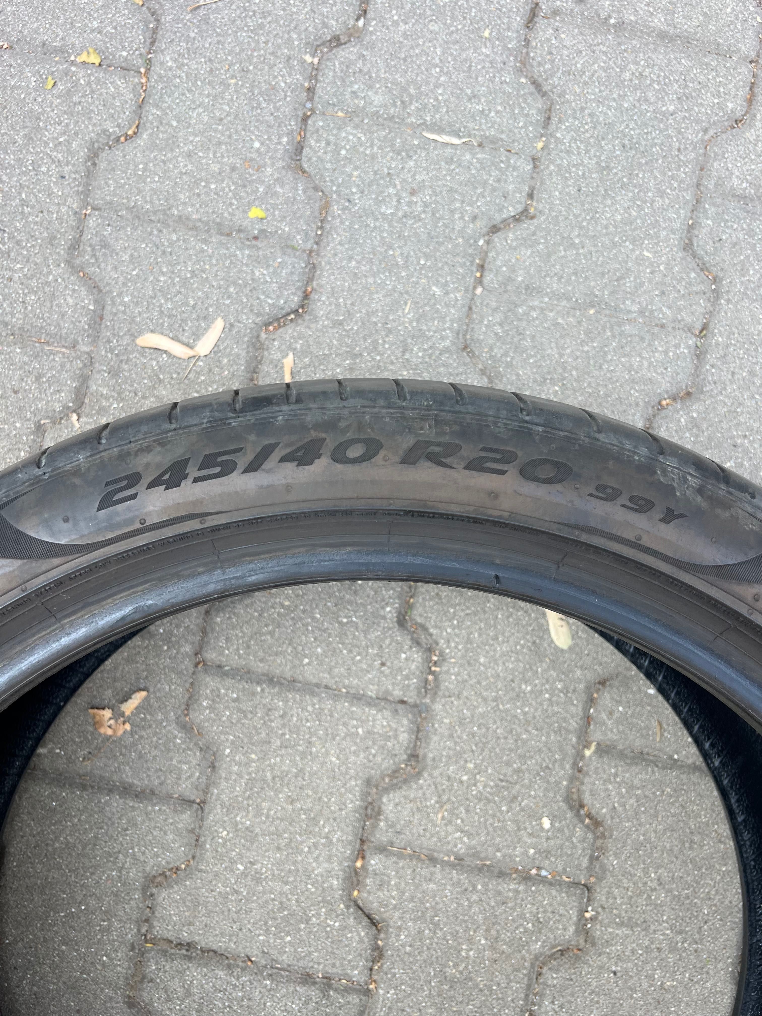 Лятна гума 245 40 20 Pirelli P-zero run flat с хомологация за Bmw