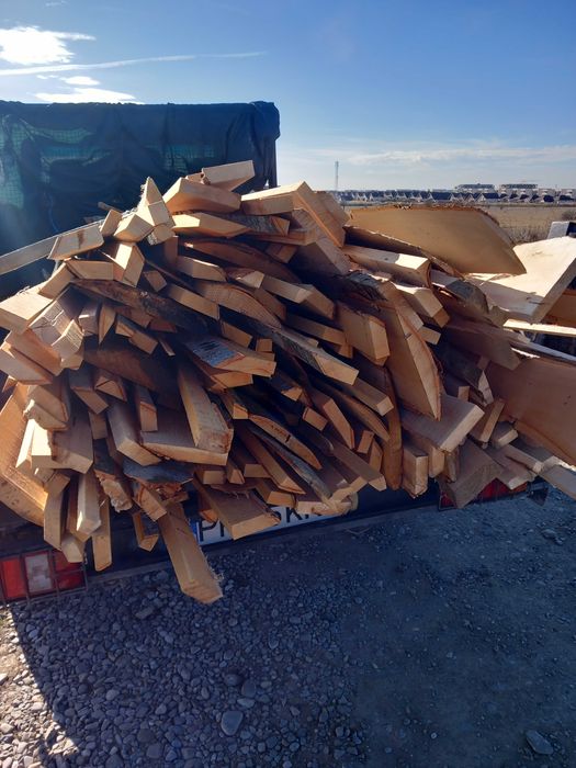 Lemne de fag lăturoaie, deșeuri pentru foc