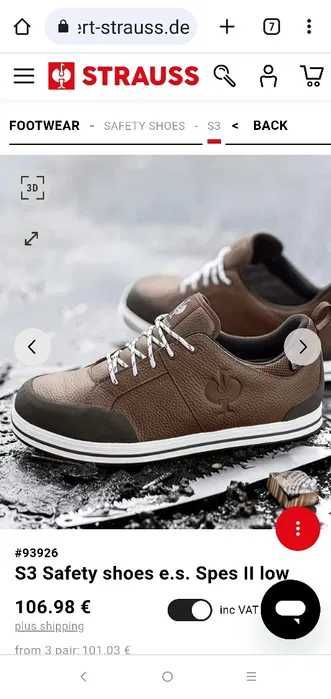 Pantofi piele impermeabili Engelbert Strauss S3 SRA Dryplexx marime 45