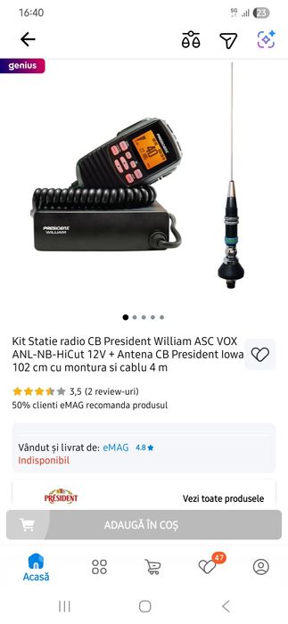 Statie Tir CB president william