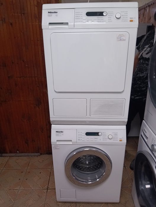 Комплект пералня и сушилня с термопомпа Миеле Miele 2 години гаранция