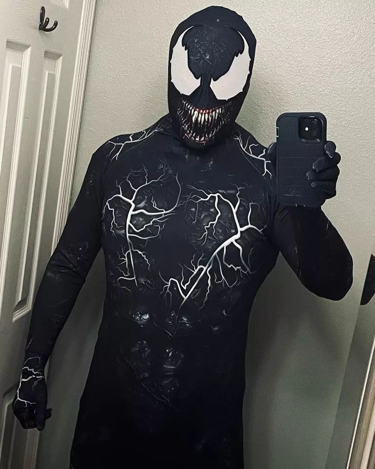 Costume Venom Spider-Man pentru copii si adulti, Halloween, carnaval