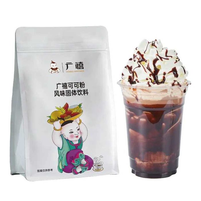 Порошок какао-шоколад 1 кг — для напитков, милкшейков и кофе Бабл ти